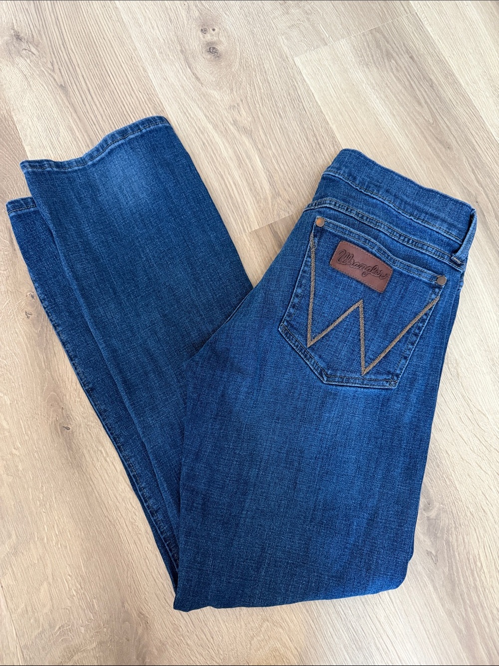 Wrangler Retro Slim Boot Fit Men's Jeans in Dark Blue